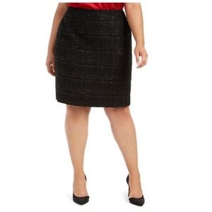 Calvin Klein Sparkle Accented Pencil Skirt
